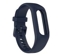 Per Garmin vivosmart 5 Braccialetto integrato Cinturino in silicone di colore Texture di ricambio Wristband, cinturino di vigilanza per Garmin vivosmart 5 (blu navy)