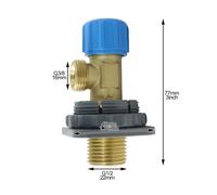 Per Geberit Valvola Angolare per Cisterne WC con Funzioni di Facile Utilizzo