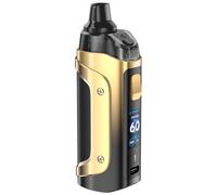 Per Geek vape Aegis Boost 3 Kit 60W Mod 5ml Boost 2 Cartuccia Fit B Coil Sigaretta Elettronica Smart/Power/ECO Vaporizzatore- No Nicotina (Oro di mezzanotte)