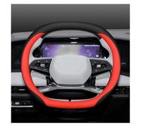 Per Geely Per Galaxy Per L7 Per Boyue L Per COOL 2023 2024 Coprivolante Auto Antiscivolo E Traspirante Accessori Tipo Doppia D. Copertura Volante Auto(Black white)