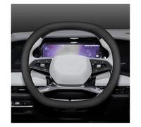 Per Geely Per Galaxy Per L7 Per Boyue L Per COOL 2023 2024 Coprivolante Auto Antiscivolo E Traspirante Accessori Tipo Doppia D. Copertura Volante Auto(Black Gray)
