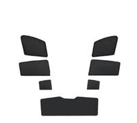 Per Geely Per Galaxy Starship 7 EM-i P145 2024 2025 2026 Maglia Laterale Tenda Da Sole Auto Parasole Parabrezza Copertura Calza parasole auto(2pcs Rear)