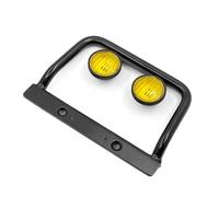 Per Gelande II D90 D110 1/10 Rc Auto Paraurti Anteriore Con Luce | Paraurti anteriore con barra spinta in acciaio Luci di inondazione gialle ammortizzazione degli urti Rc Paraurti Posteriori