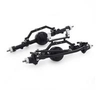 Per Gelande II TF2 D110 Per Yota II D90 1/10 RC Car Per Rock Crawler Assi In Lega Di Alluminio CNC Assale Anteriore Posteriore Set Nero Assale RC(Front and Rear Axle)