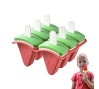 per gelati in silicone | per ghiaccio riutilizzabili 6 alveoli con bastoncini - Accessorio da cucina per lecca-lecca crema yogurt torta dessert