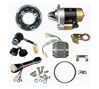 PER GENERATORE DIESEL170/178F/186FA/188/5KW CON MOTORINO AVVIAMENTO INTERRUTTORE A LEVETTA VOLANO BOBINA CARICA KIT AVVIAMENTO ELETTRICO DIRETTO Motorino Avviamento(186FS reverse)