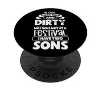 Per genitori stanchi - due figli PopSockets PopGrip Adesivo