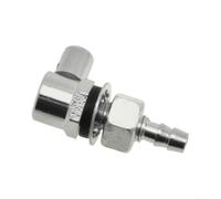 per getto Lavavetro Ottone Lucido Foro 5mm Auto Epoca per getto | per getto singolo regolabile, finitura cromata lucida, include dadi e guarnizioni, foro 5mm, auto classiche