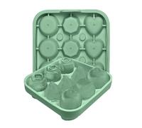 per ghiaccio a 9 cavità, facile da sformare | Vassoi per ghiaccio a forma di rosa, in silicone, per la vita quotidiana, piscina, cucina, picnic, campeggio, bevande, whisky