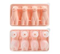 per ghiaccio, a forma di alpaca, 4 cavità, in silicone, gadget da cucina per bevande, caffè e cocktail