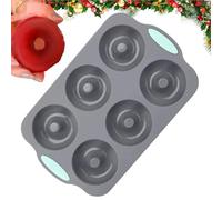 per ghiaccio natalizi - Vassoio in silicone per le vacanze, strumento per congelatore festivo | Creatore di forme di Babbo Natale con fiocchi di neve, accessorio per bevande per feste invernali