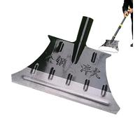 Per Ghiaccio Piatta Con Pala Da Neve - Larghezza 34 Cm Metallo Robusto 2200 G, Raschietto Per Ghiacio Portatile Senza Manico, Attrezzo Da Giardino Multifunzionale | Pala Per Ghiaccio Efficiente