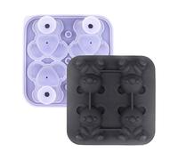 per Ghiaccio Silicone 4-Ghiaccio A Forma di Orso A Forma Di Bere Per | Forme Rotonde Creatore Domestico Facile Da Deformare Per Il Congelatore Bevande Quotidiane Fresche Bar Cucina Casa
