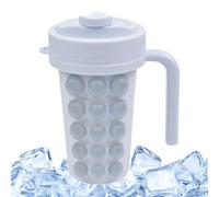 per ghiaccio,Stampo per Freezer a Spremuta con Cannuccia,Bicchiere per ghiaccio a bolle a sgancio rapido con interno in acciaio - per whisky, cocktail, tè, caffè, casa, esterno, campeggio, picnic e fe