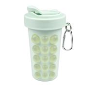 per ghiaccio - Stampo per ghiaccio da 600 ml, facile da rilasciare, portatile, riutilizzabile, con coperchio, per casa, ufficio, escursionismo, picnic, camper, campeggio, jice, vaschetta per