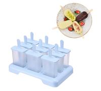 per ghiaccioli, in silicone, set di per ghiaccioli, riutilizzabili, 9 pezzi fatti in casa per bambini e adulti, per la produzione di forniture