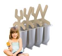 per ghiaccioli, per a forma di figura carina, stampo per con bastoncini creativi, stampo riutilizzabile per ghiaccioli per casa e cucina