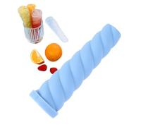 per ghiaccioli riutilizzabili e sicuri, tubi per congelatore a rilascio facile con coperchi, stampo per a 3 colori per bambini, famiglia, amici, casa, per torte in silicone |