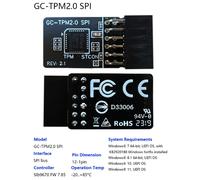 Per GIGABYTE GC-TPM20 piattaforma scheda madre SPI 12PinLPC Modulo sicurezza TPM