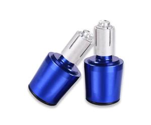 Per Gilera GP800 Per Fuoco Per Nexus 500 Per Runner 50 125 200 Manopole Manubrio Moto Tappo Maniglia Terminale Tappi(BLU)