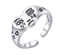 Per gioielli con espressione amore e lacrime sentimentali. Abbigliamento confortevole. Materiali in lega. Disegni portatili per adulti. Espressione gioielli con faccia triste.