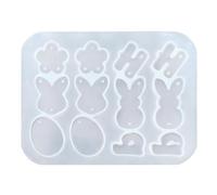 per gioielli | Modello fai da te di Pasqua | in silicone in silicone con farfalla coniglio per la realizzazione di orecchini | per famiglia donne uomini ragazze festivi