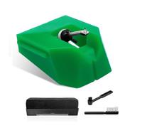 Per Giradischi AudioTechnica Ricambio Ago con Spazzola e Pulitore in Spugna
