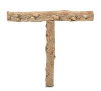 Per gli uccelli, per il pappagallo da tavolo a forma di T - allenamento e supporto per i piccoli e medi pappagalli (L 360ml 6.8x14.5cm / 2.7x5.7in)