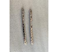 Per Goldwing GL1800 1 Coppia GL 1800 ABS 3D Coperchio Della Batteria Emblema Carena Laterale Sticker Decal Simbolo Mark Chrome