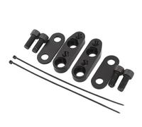 Per Goldwing GL1800 2001-2017 1 Coppia Morsetti Manubrio Adattatore Riser Manubrio Mount Clamp Riser Riser per Manubrio(Black)