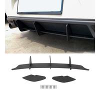 Per Golf 6 GTI 2010-2013 Materiale ABS Paraurti Posteriore Diffusore, Diffusore Labbro Posteriore Protezione Paraurti Inferiore Spoiler Body Kit