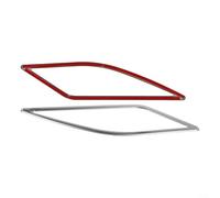 Per Golf 7 MK7 7 5 2013 2019 Colonna Anteriore Dell'automobile Copertura Dell'altoparlante Trim Adesivi, 2 Pz Acciaio Inossidabile, Kit di Installazione