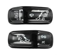 Per Golf 7 MK7, Golf 7.5, Golf 8, finiture interne progettate per adattarsi alle posizioni degli interruttori dei fari e degli interruttori del tergicristallo (nero)