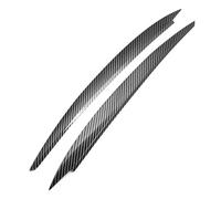 Per Golf 7 Per Vii Per Gti Per GTd R Per MK7 2013-2017 2 Pezzi Sopracciglio Del Faro Palpebra Copertura Trim ABS Fibra Di Carbonio Striking Diffusore Spoiler Paraurti(Carbon Fiber)
