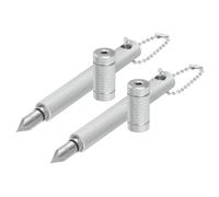 Per Golf, Affilatore Scanalature 2Pz con Pulitore per Solchi U&V, Argento