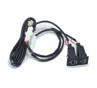 Per Golf R Line MK5 MK6 2006 2013 Kit di aggiornamento del caricabatterie, nero, installazione rapida, indicatore LED