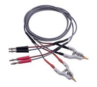 Per GOM-801H Cavo Prova Microresistibilità 4 Fili Cavo Morsetti Kelvin Clip LCR