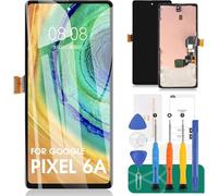 Per Google Pixel 6A Sostituzione Dello Schermo Per Google Pixel 6A LCD Kit di Ricambio per Google Pixel 6A Digitizer Touch Screen Display Assembly Riparazione con Telaio GX7AS GB62Z G1AZG