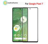 Per Google Pixel 7 parte di ricambio del pannello dell'obiettivo in vetro esterno dello schermo anteriore con adesivo ottico OCA