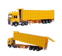 Per Grandi E Pesanti Semirimorchi Autocarri Con Cassone Ribaltabile Modelli In Lega Ornamenti Per Veicoli Grandi(Yellow)
