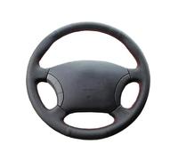 Per Great Per Wall Per Haval Per Hover Per H3 Per H5 Per Wingle 3 Per Wingle 5 Coprivolante Per Auto In Pelle Cucito A Mano Copertura Volante Auto(Black)