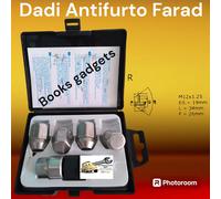 Per Jeep Renegade fino al 2013 Kit Dadi Antifurto Farad per Cerchi Acciaio