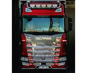 Per griglia anteriore cromata Scania serie S 10 pezzi ACCIAIO INOX 2017+