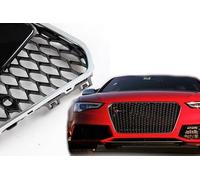 Per griglia radiatore Audi A5 S-Line, nero lucido, design a griglia a nido d'ape, aerodinamico, compatibile con ABT Tuning