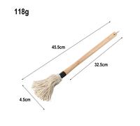 Per grigliata scopa da degustazione con 6 spazzole aggiuntive facile da cambiare