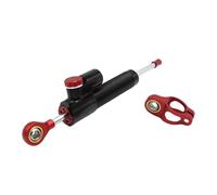 Per GROM Per RC51 Per RVT1000 Per CBR929RR Per CBR600RR Per CBR954RR Per CB1000R Moto Regolabile Sterzo Stabilizzare Dampe Sterzo Moto(Red black)