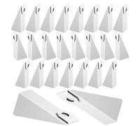 per grondaia, 25 pezzi, resistente alla ruggine, con drenaggio, pendenza del tetto, 12 cm, cunei in alluminio, per il miglioramento della casa, per le zone residenziali, per la stagione