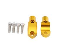 Per GSX-S1000 Per GSF650 Per GSF1250 Per GSF1200 Per SV650 X Supporto Adattatore Per Specchietto Retrovisore Manubrio Riser Mount Extender(YELLOW)