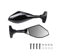 Per GSXR 600/750 Per R1 Specchietto Retrovisore Moto Specchi Retrovisori Moto Con Indicatore Di Direzione A LED Etrovisore(Black)
