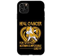 Per Guarire il Cancro per con Dio nulla è impossibile Custodia per iPhone 11 Pro Max